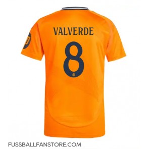 Real Madrid Federico Valverde #8 Replik Auswärtstrikot 2024-25 Kurzarm